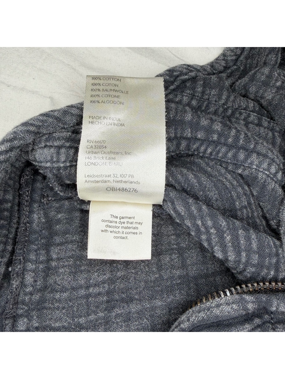 Anthropologie Pilcro Guaze Painters Overall Pants Faded Black Womens Sz 24 - Picture 8 of 8